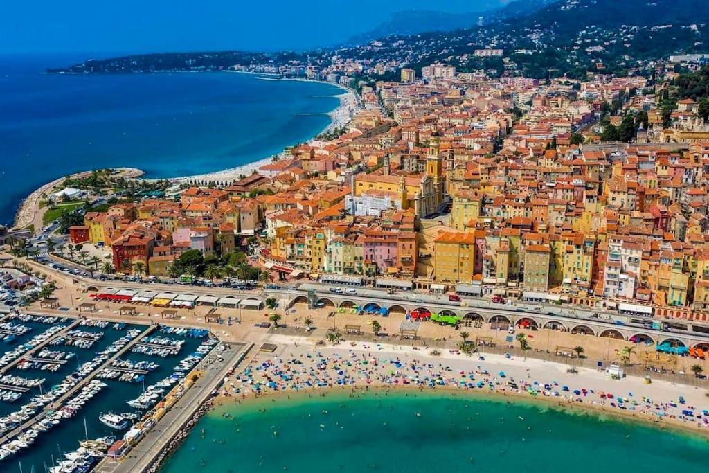 Menton Carre D'Or - Private Garage Apartamento Exterior foto
